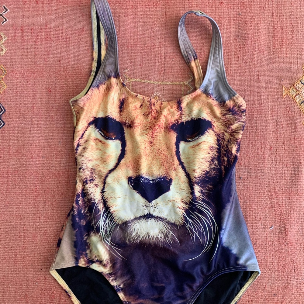 We are handsome cheetah one piece XS